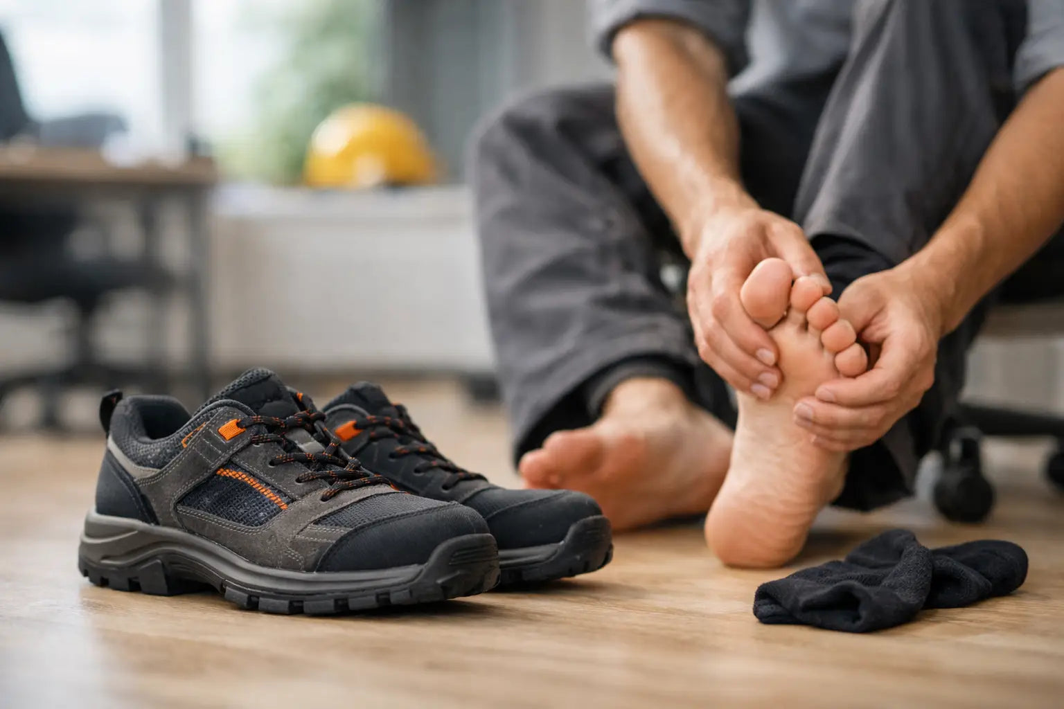 Arbeitsschuhe gegen müde Füße auswählen
