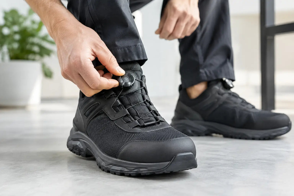 Schuhe mit Quick Lock Verschluss für die Arbeit