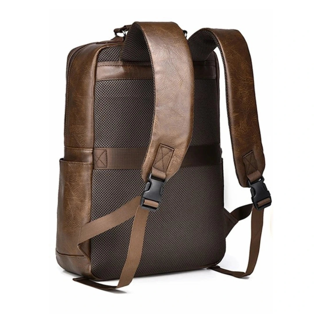 Rucksack am Trolley befestigt – Gepäckschlaufe für Koffergriff