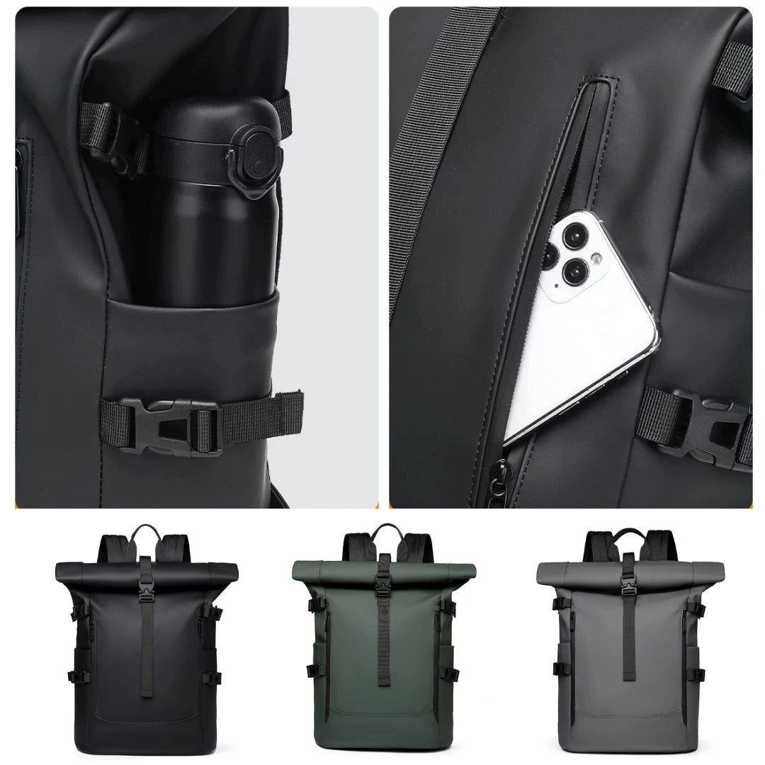 Detailaufnahme der seitlichen Schnalle und des robusten Materials