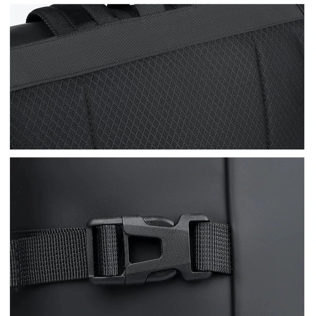 Henner Arbeitsrucksack – Tragegriff-Detail und stabile Nähte