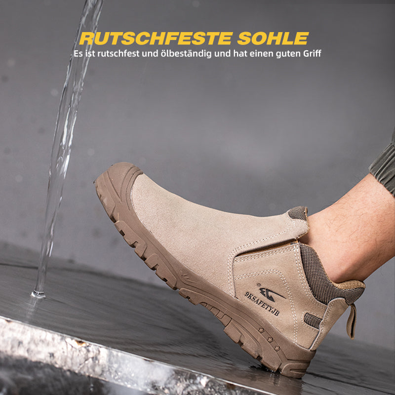 Detail: isolierendes Innenfutter & gepolsterte Einlegesohle, S1P