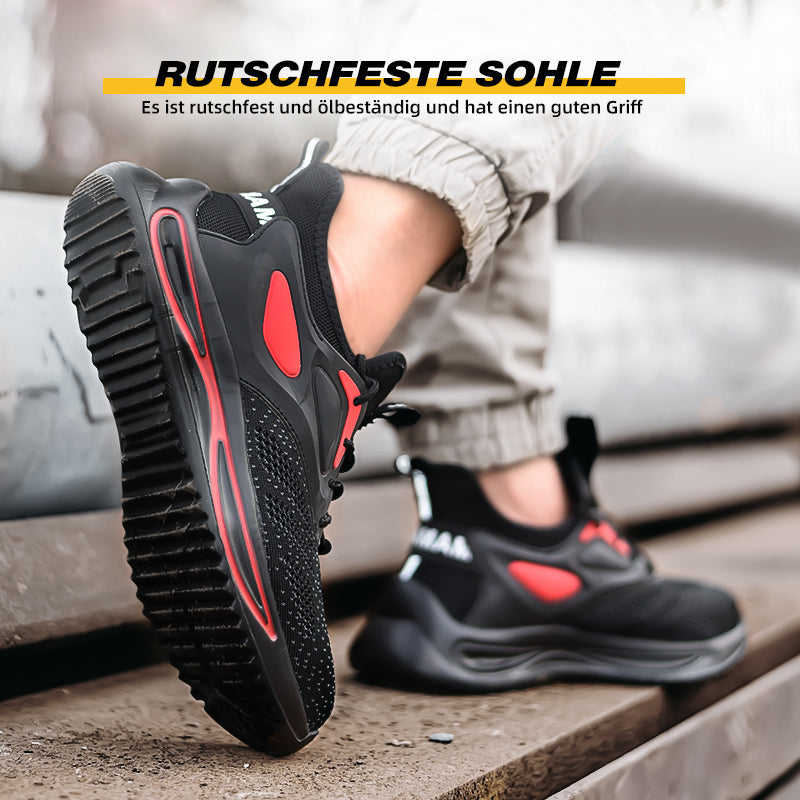 Profilansicht: SRC-Grip der elastischen Sohle, S1P Sicherheitsschuh