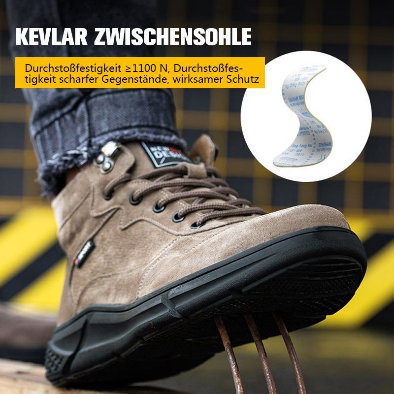 Kevlar-Zwischensohle Infografik – Durchtrittsicherer Aufbau