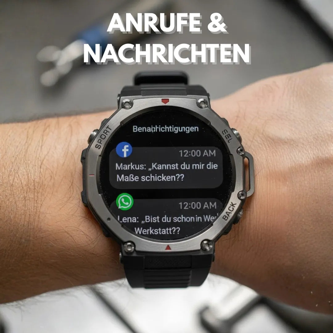 Henner RunenWerk T - Unzerstörbare Smartwatch