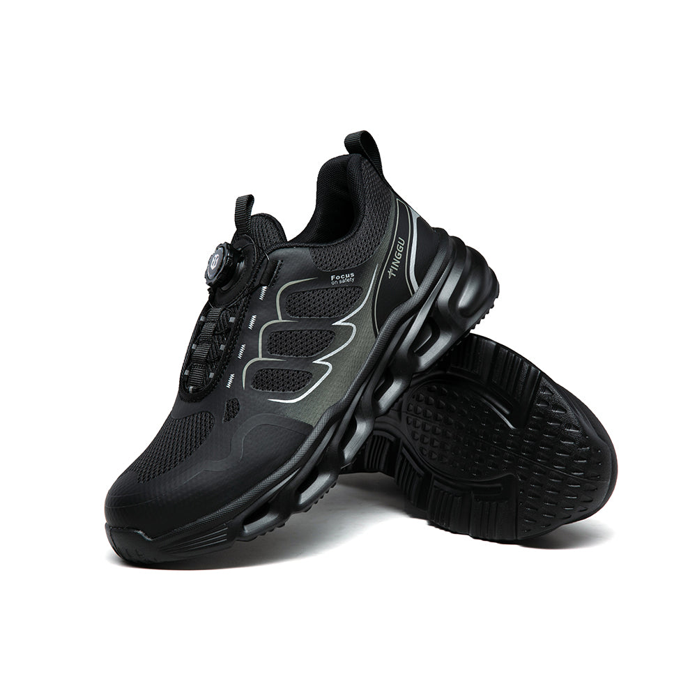 Paar Schuhe Rücken an Rücken, Studio weiß – linke & rechte Seite