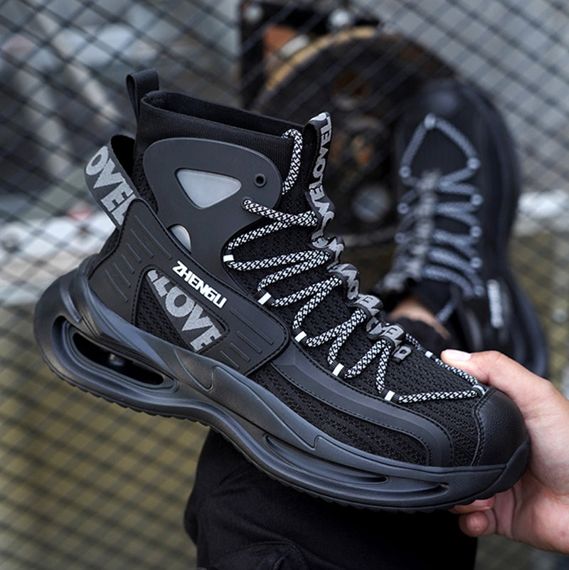 Set: S1 High-Top Schwarz mit Untersohle und Einlegesohle (Studio)