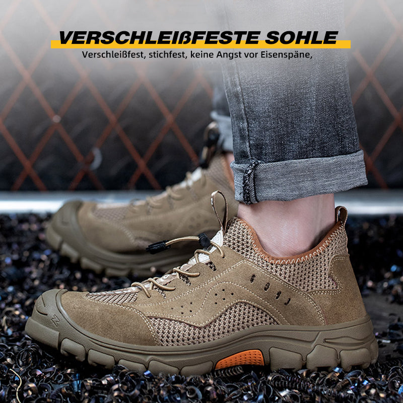 Schlammdemo: Rutschfestes SRC-Profil, Arbeitsschuh Beige