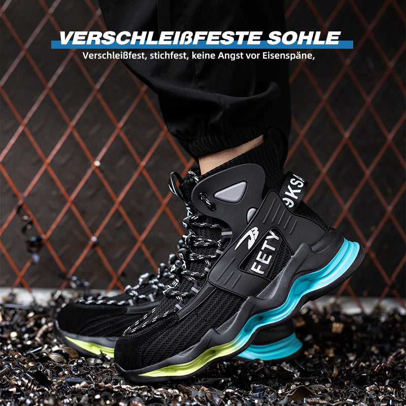 Nahaufnahme BOA®-Drehverschluss am S1 Sicherheitsschuh