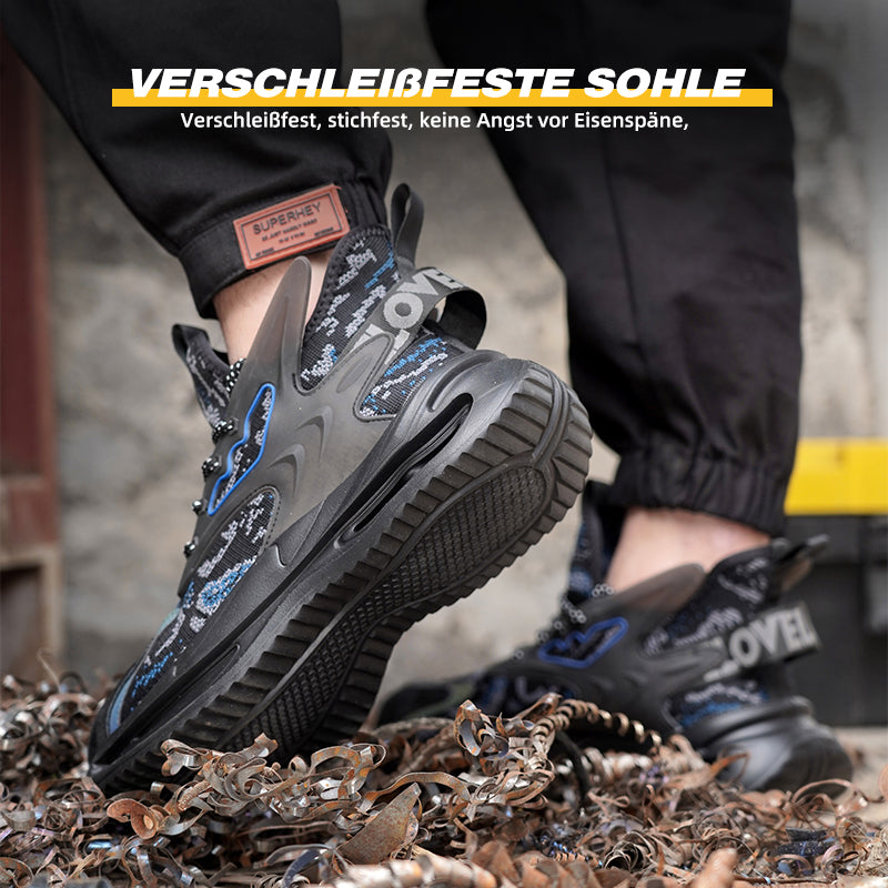 Kevlar-Durchtritttest: Schuh schützt Fuß vor Nägeln, Anti-Pannen