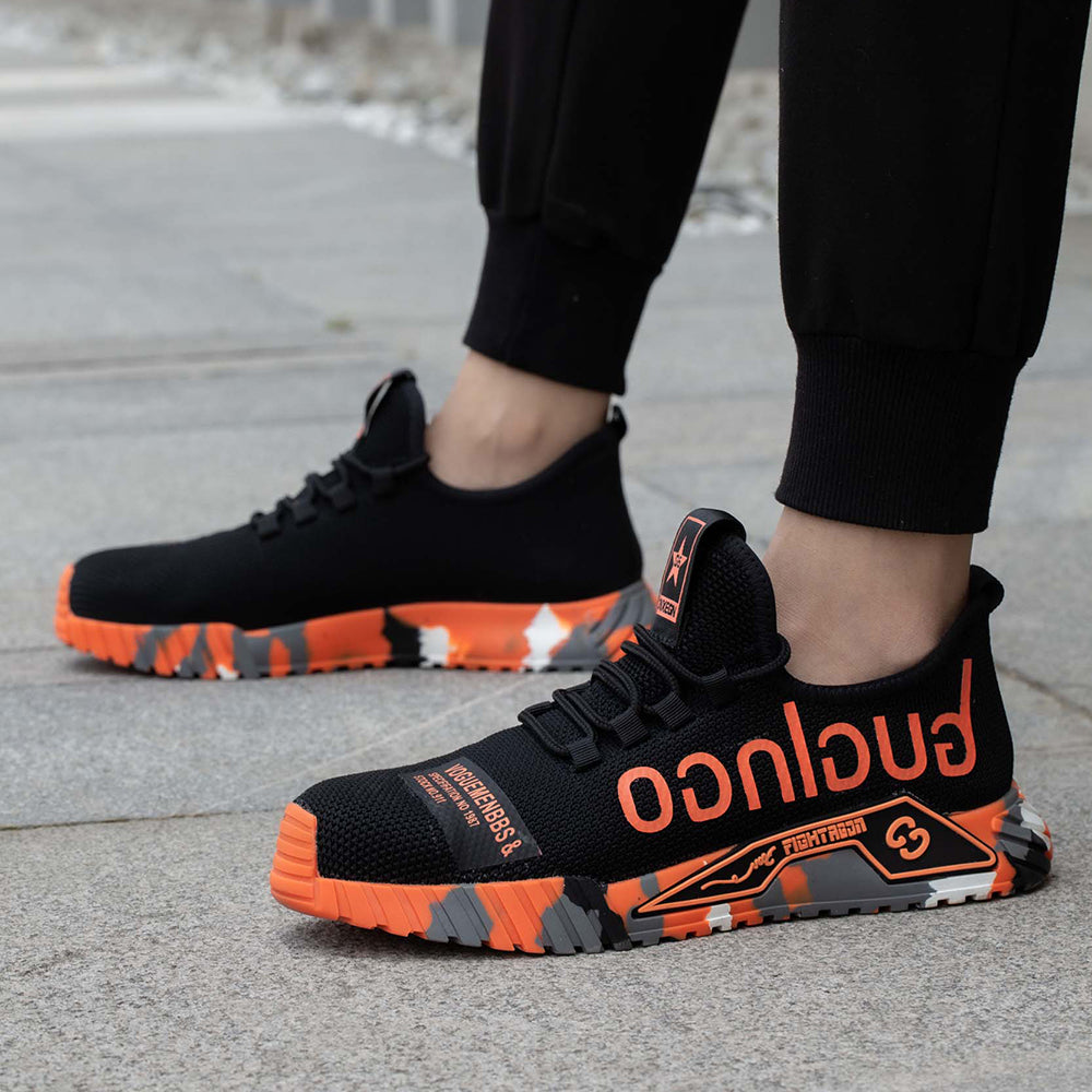 S1P Graffiti Sicherheitsschuh Grün-Schwarz, Studioansicht