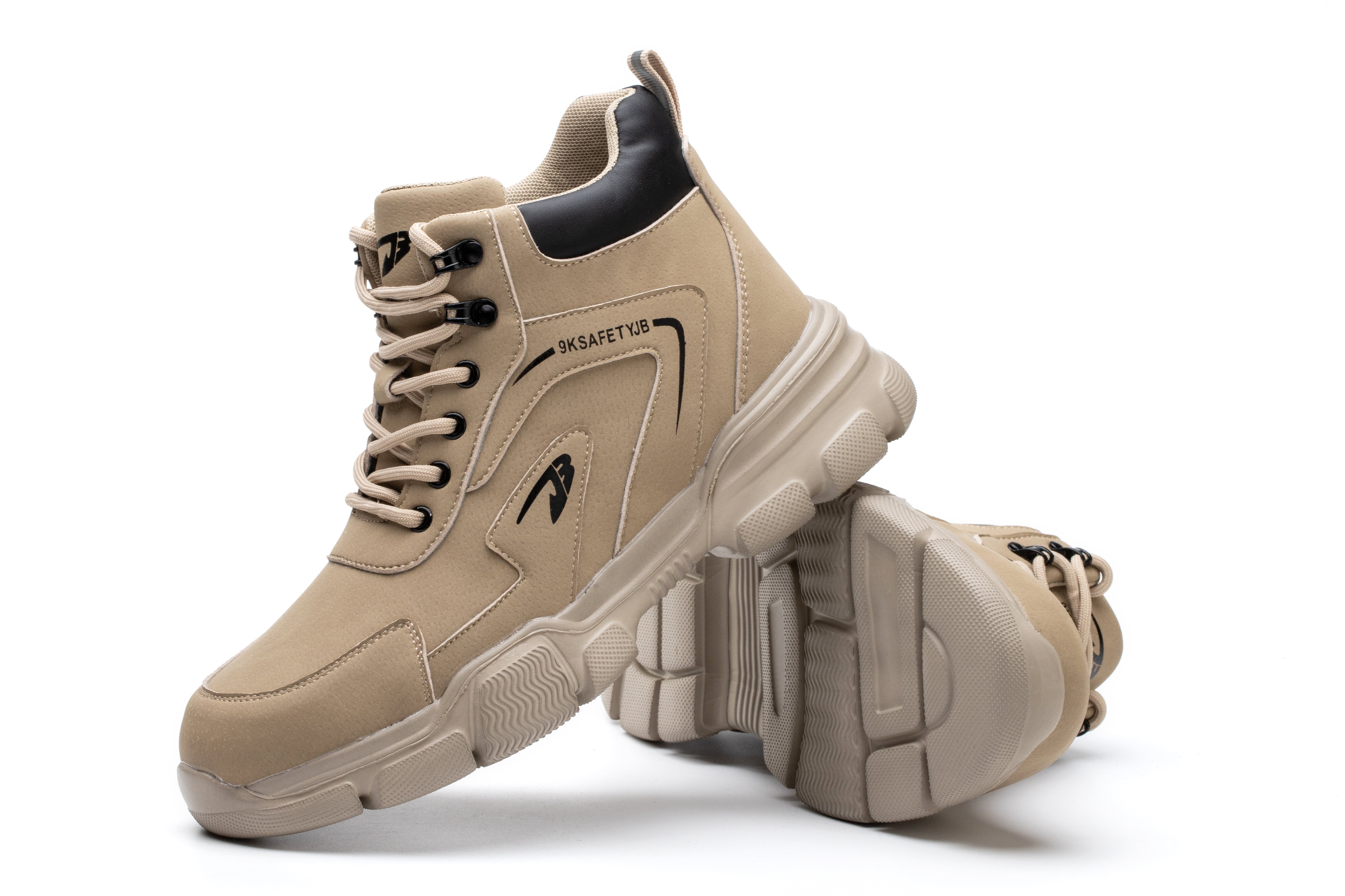 S3 Winter-Sicherheitsschuhe Beige als Paar – wasserdicht & rutschfest