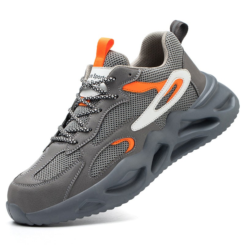 Studio-Seitenansicht Grau-Orange, linker Winkel ohne Overlay