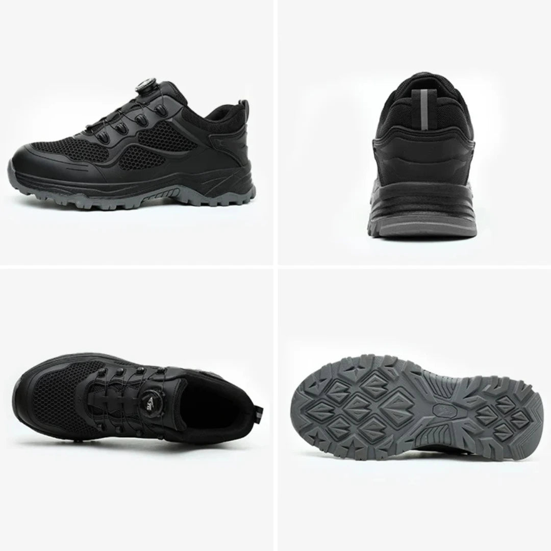 Paar Falcon S3 Sicherheitsschuhe – 3‑Viertel‑Ansicht, weißer Hintergrund