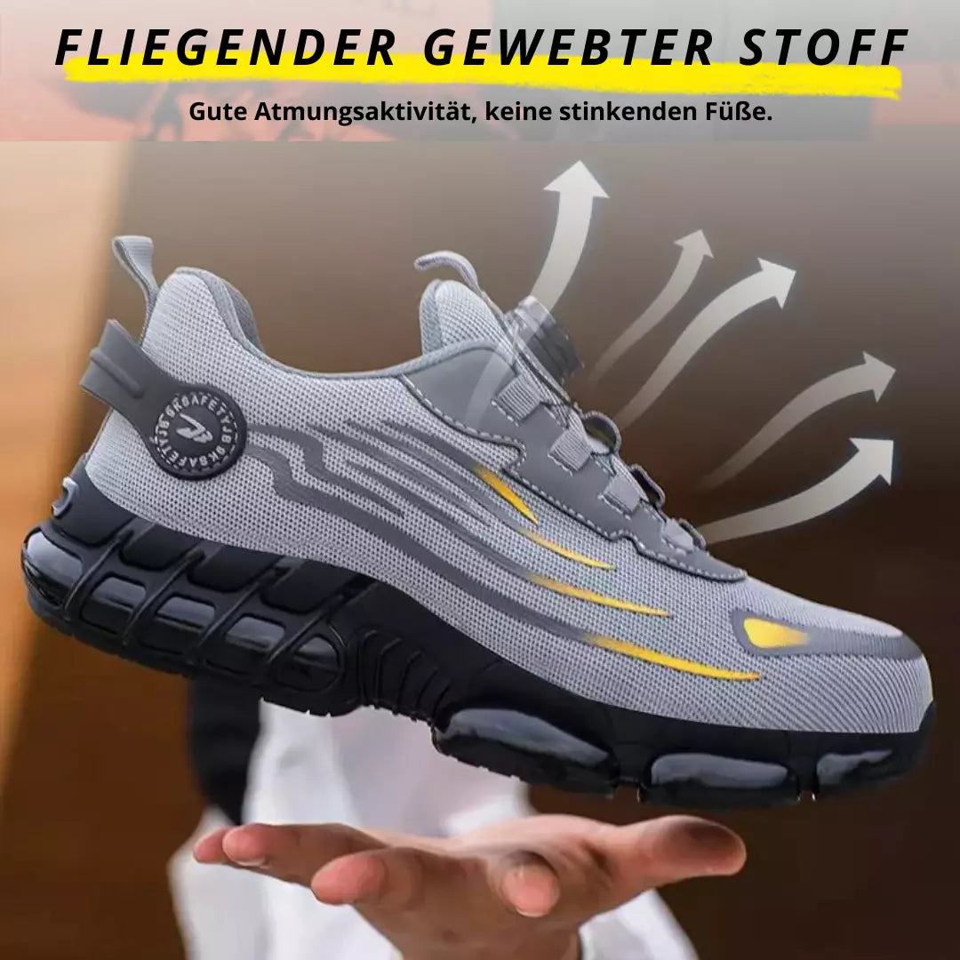 vZ90 Querschnitt – Luftpolster-Zwischensohle & Kevlar-Einlage