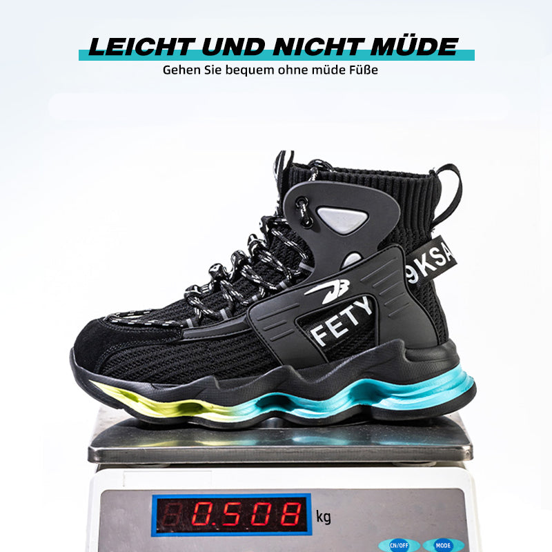 S1 Sicherheitsschuh Grau beim Funkenflug – Funkenresistentes Obermaterial