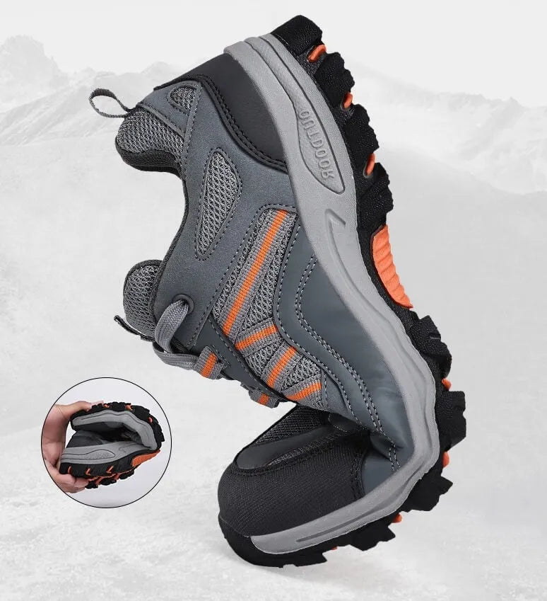 Querschnitt Grafik: Dämpfende Mittelsohle & Stahlstütze