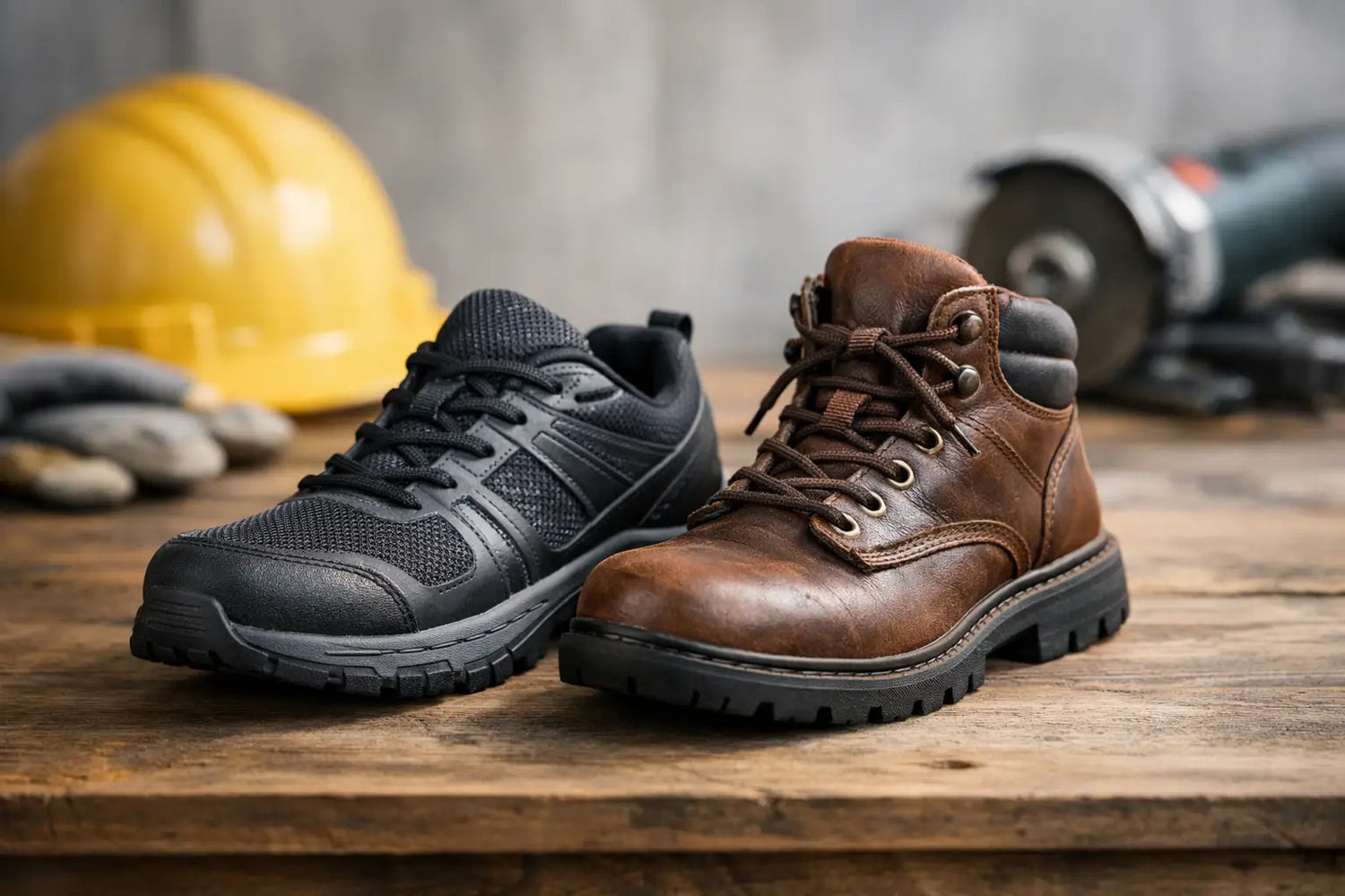 Mesh-Arbeitsschuhe oder Leder: Was passt besser?