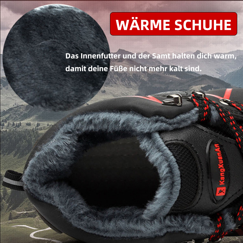 S3 Sicherheitsschuhe Anti-Smashing und Anti-Pannen Winter plus Samt Anti-Kälte  und Warm