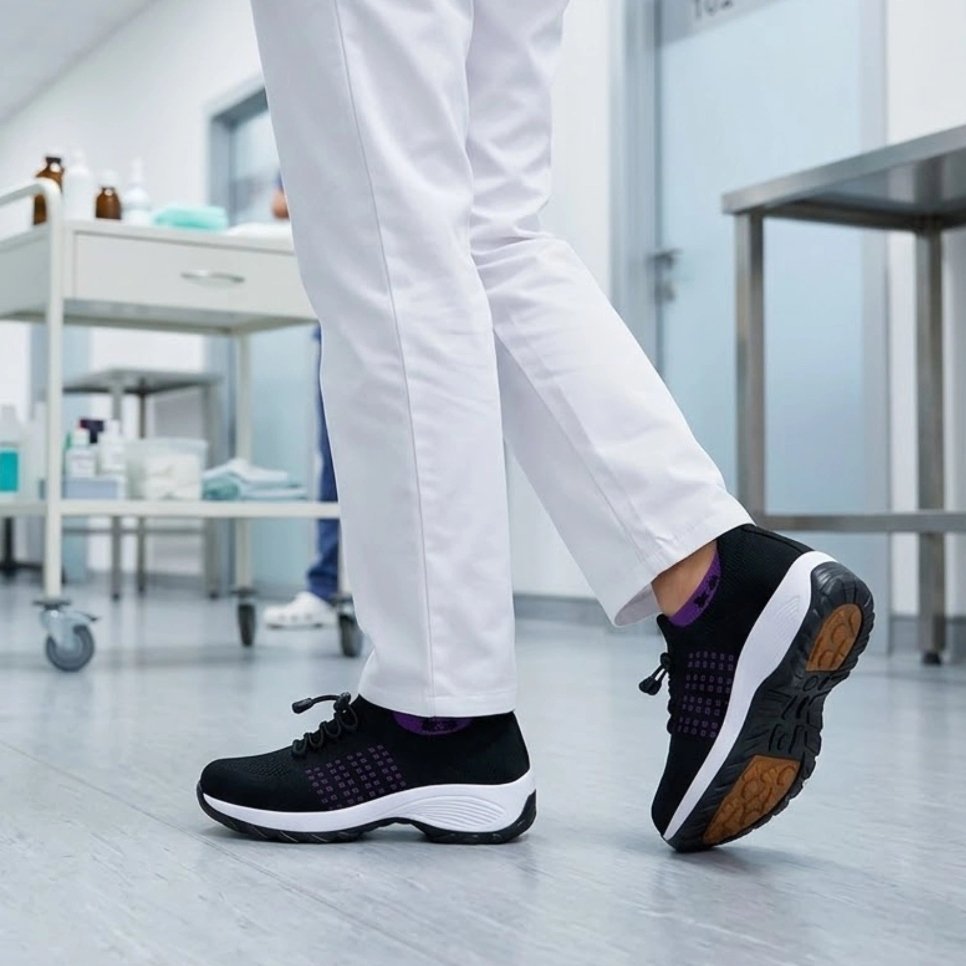 Henner Inen Berufsschuhe – Zertifizierte Komfort-Sneaker mit Slip-on Schnellverschluss