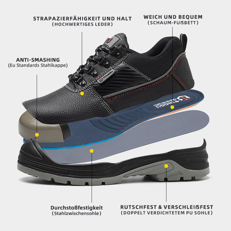 Henner S3 Anti-Smash- und Anti-Pannen-Sicherheitsschuhe mit zusätzlichem ESD&SRC