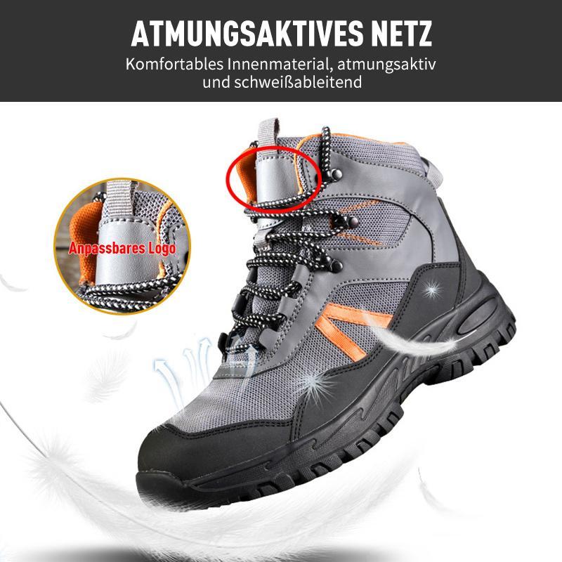 Anti-Smash und Anti-Durchstich High-Top arbeitsschuhe aus atmungsaktivem Gewebe