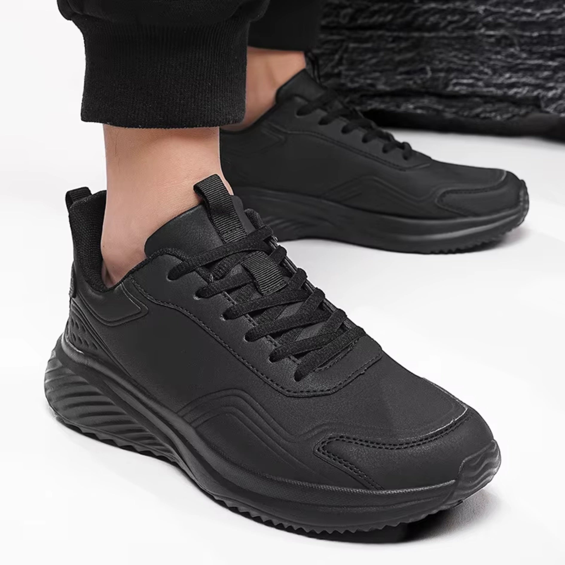 Henner Rifle Berufsschuhe – Zertifizierte Leder-Sneaker mit Komfort-Sohle