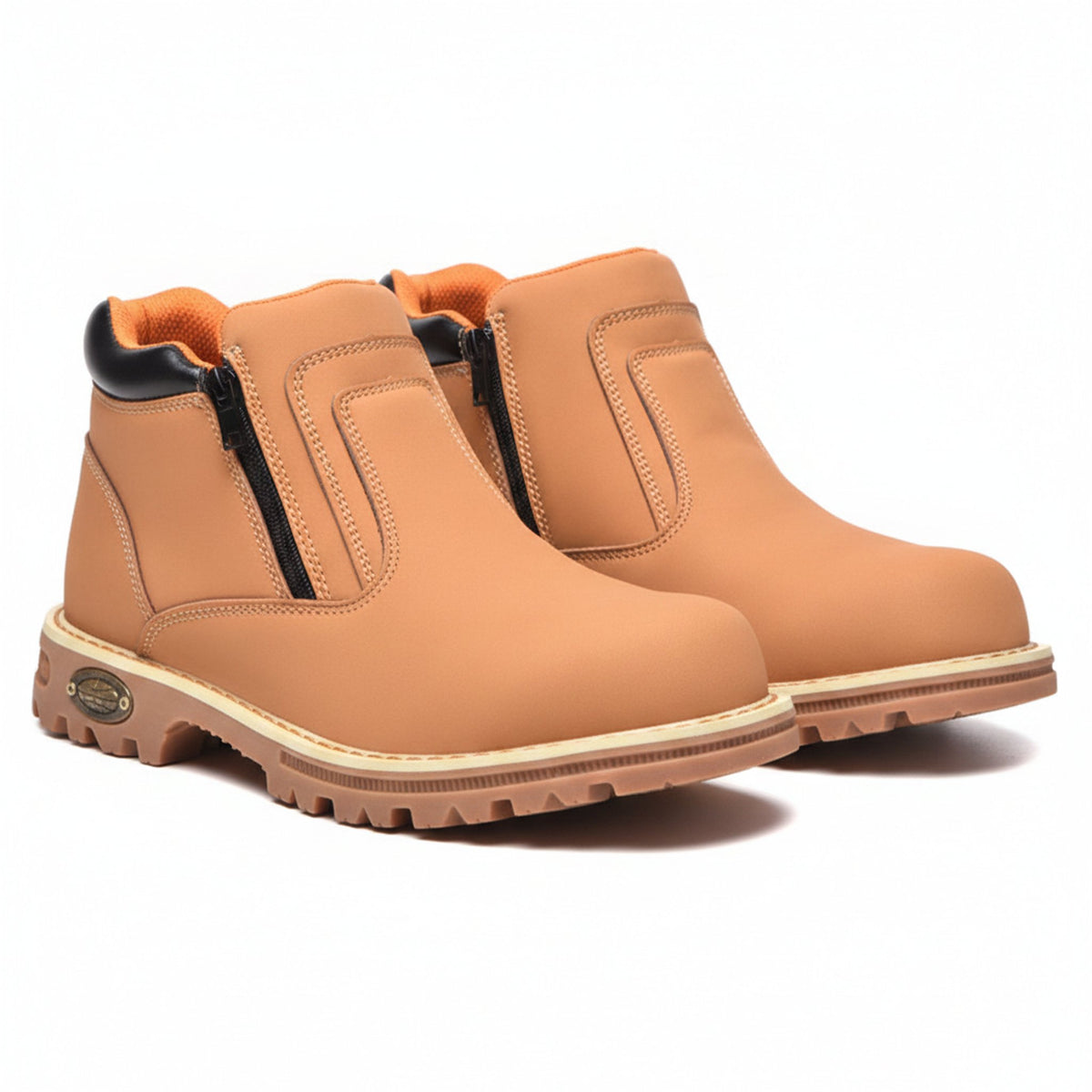 Henner Evo Sicherheitsschuhe S3 Herren in Braun – Paaransicht