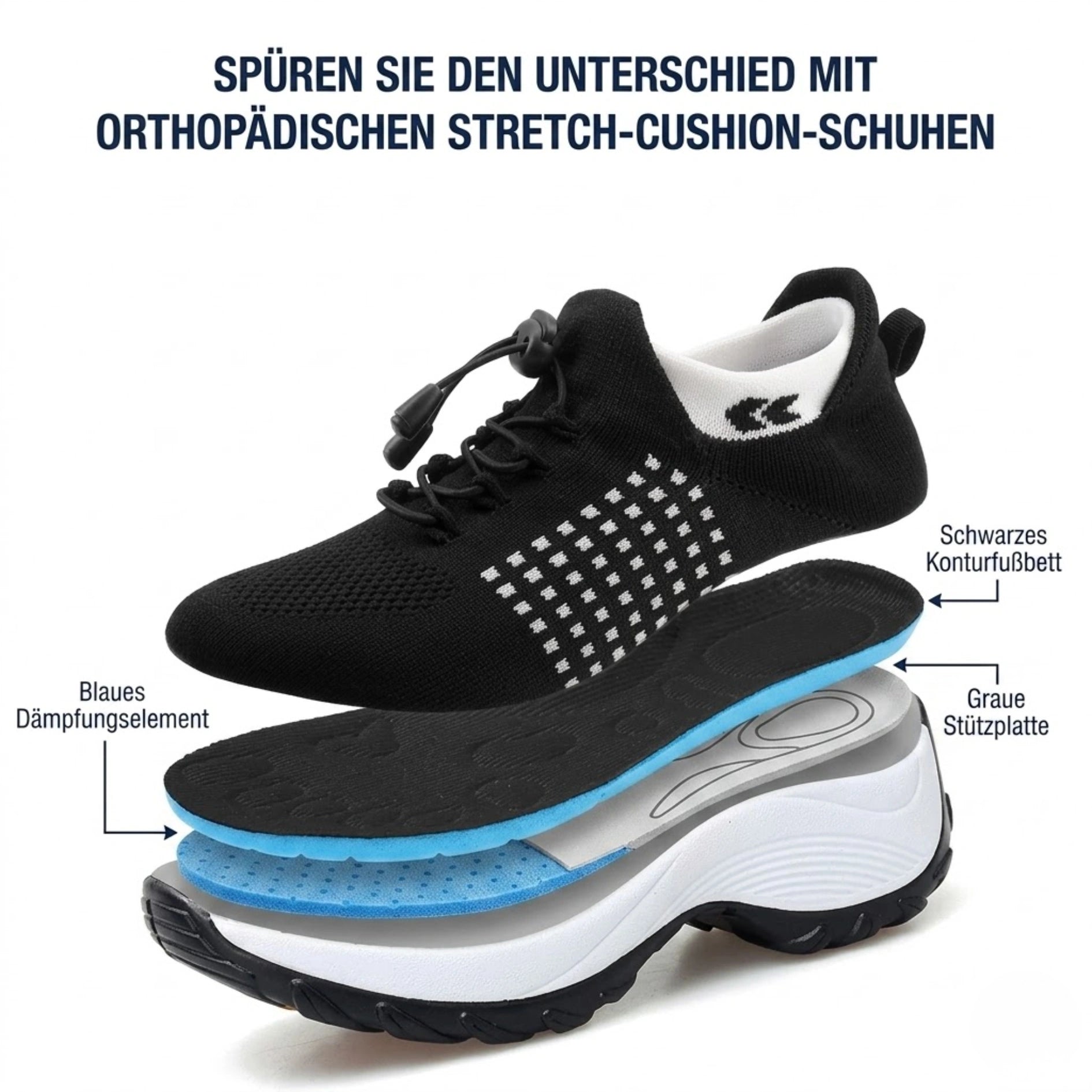 Henner Inen Berufsschuhe – Zertifizierte Komfort-Sneaker mit Slip-on Schnellverschluss