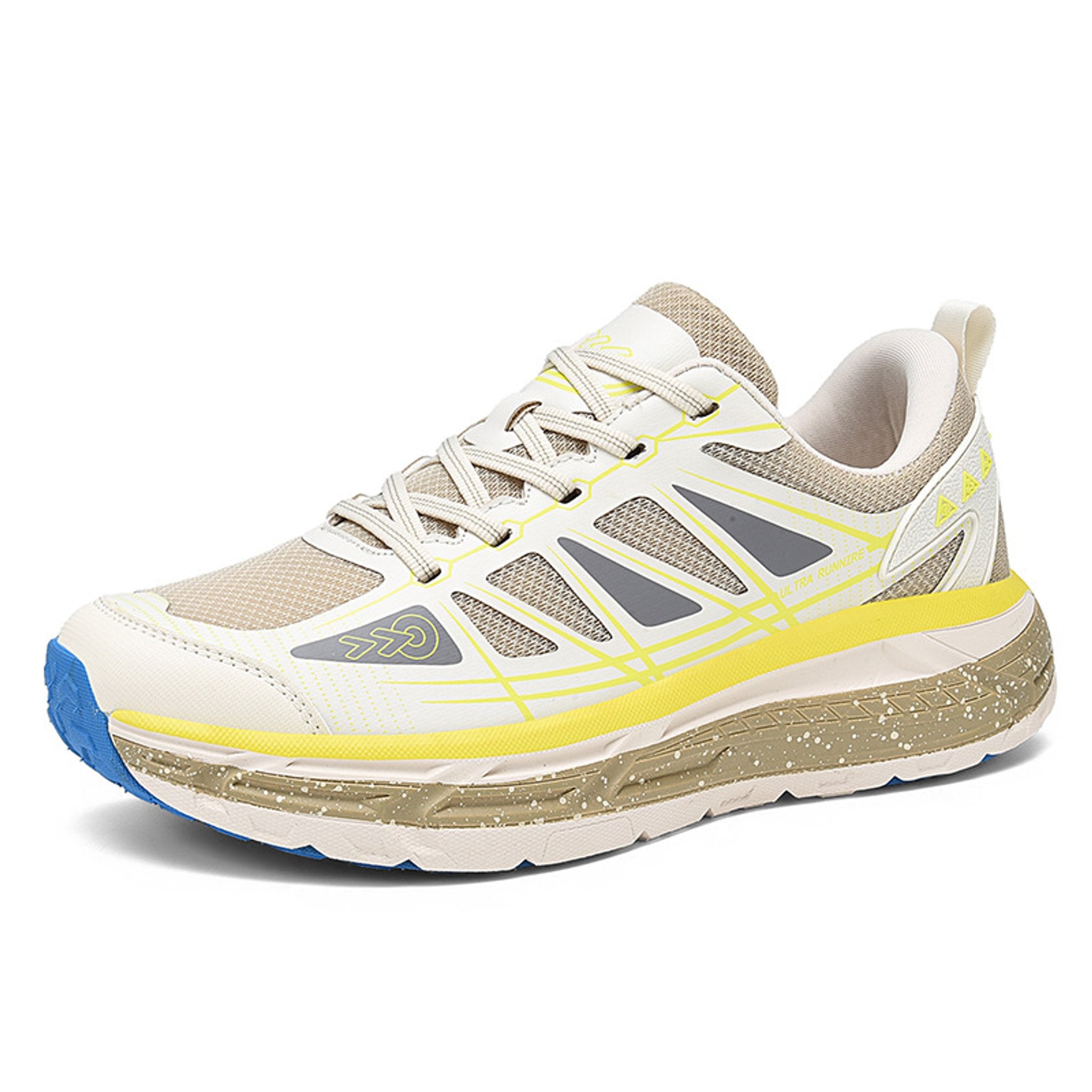 Henner Sandic Berufsschuhe Unisex in Beige – Dreiviertelansicht