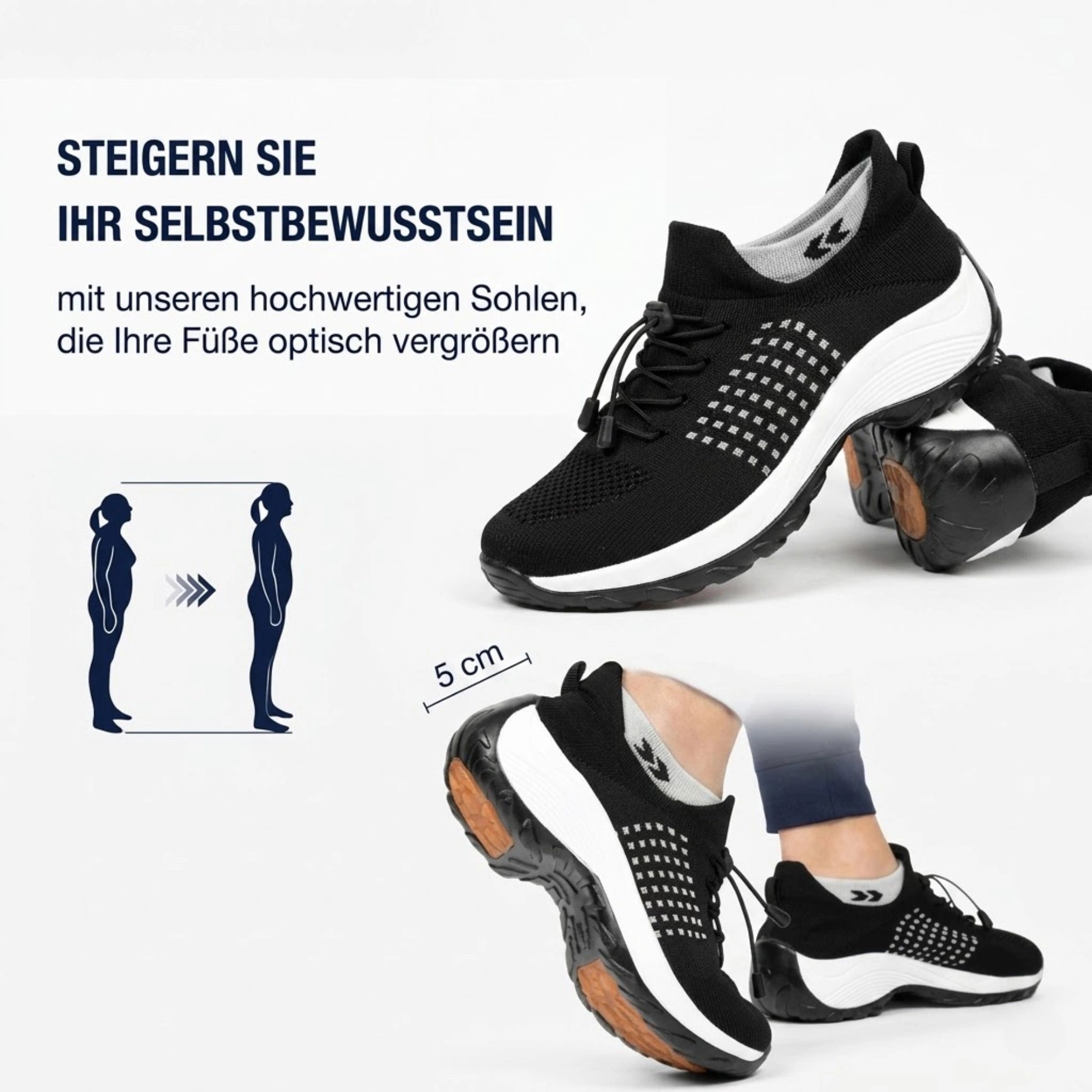 Henner Inen Berufsschuhe – Zertifizierte Komfort-Sneaker mit Slip-on Schnellverschluss