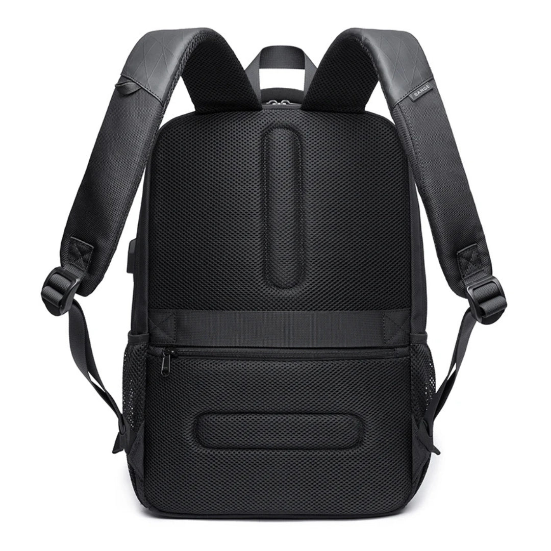 Rückenansicht des Starker Bange Rucksacks – gepolsterte Air‑Mesh‑Gurte