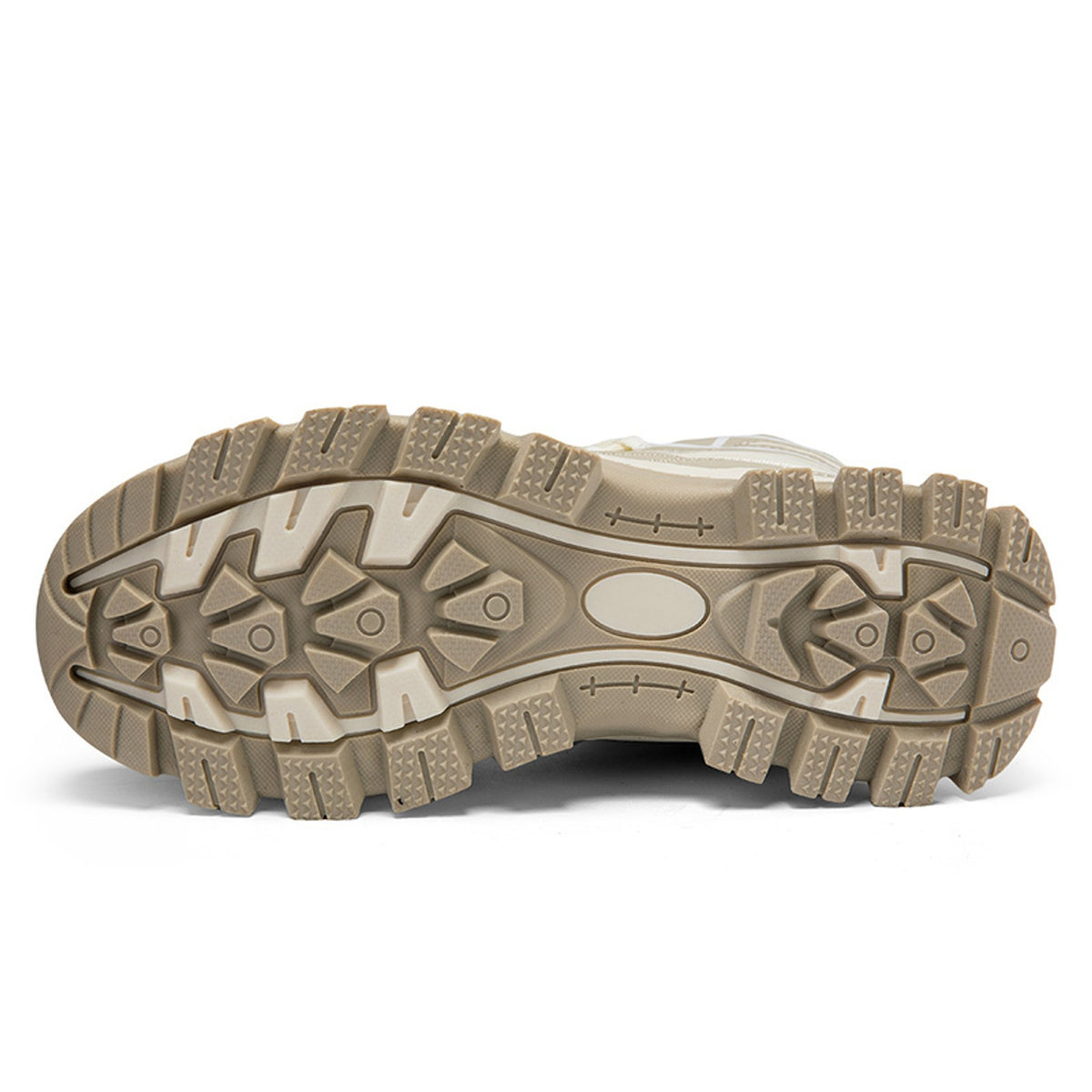 Henner Domea – Bequeme Outdoor-Schnürstiefel, warm gefüttert Wanderschuhe Damen in Beige – Produktansicht