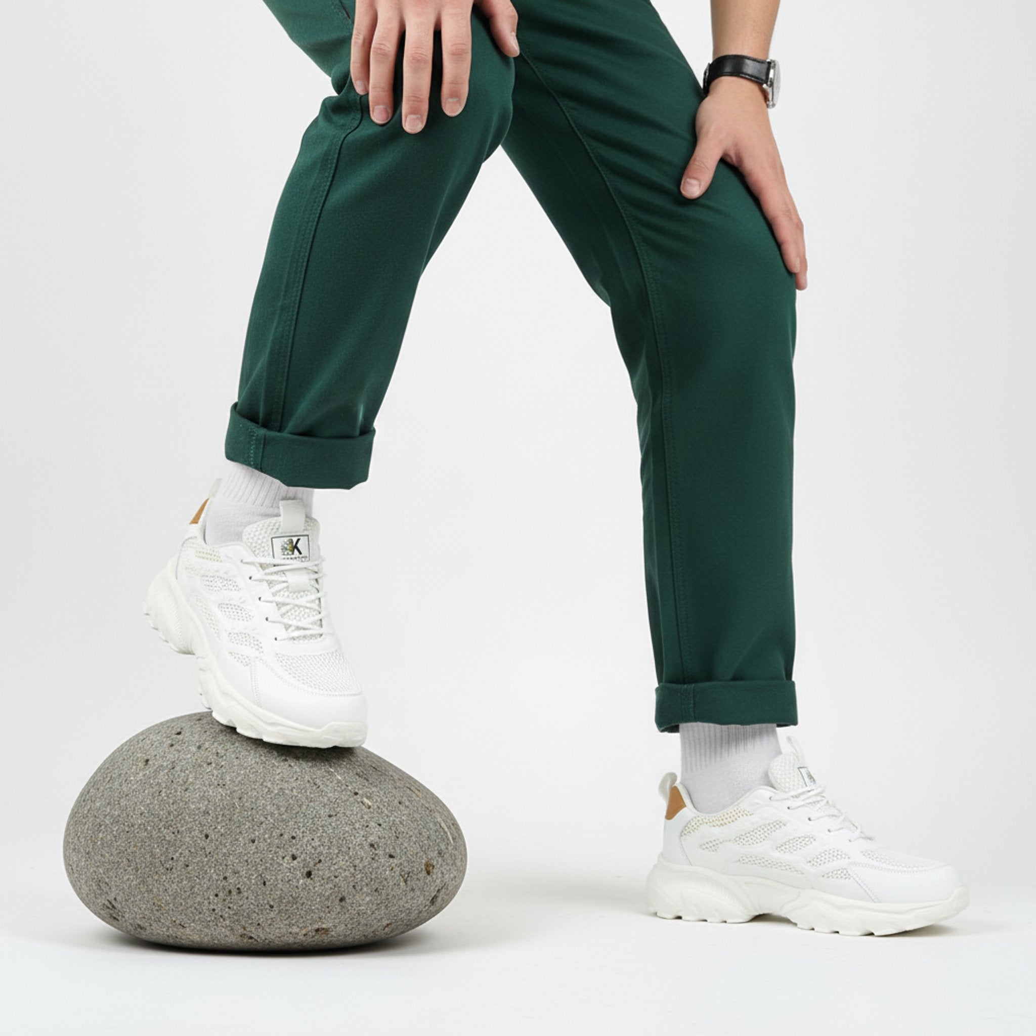 Henner 75Plus - S1 Sicherheitsschuhe Sicherheitsschuhe S1 Damen in Weiss – Fuß auf Stein