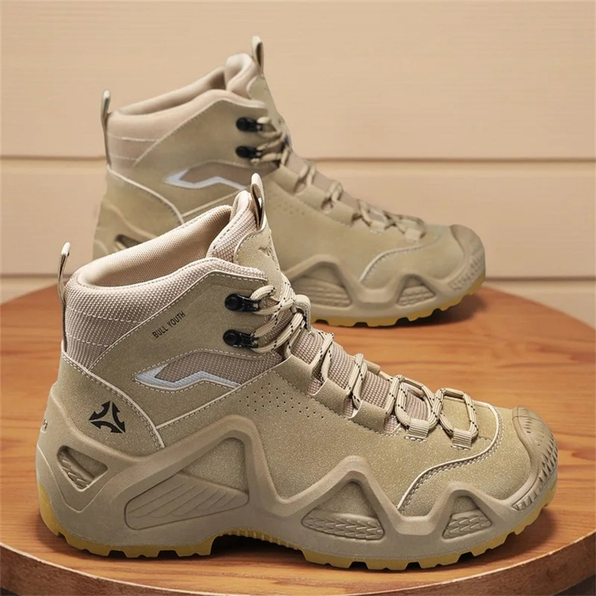 Henner Mount Wanderschuhe Unisex in Beige – Produktansicht