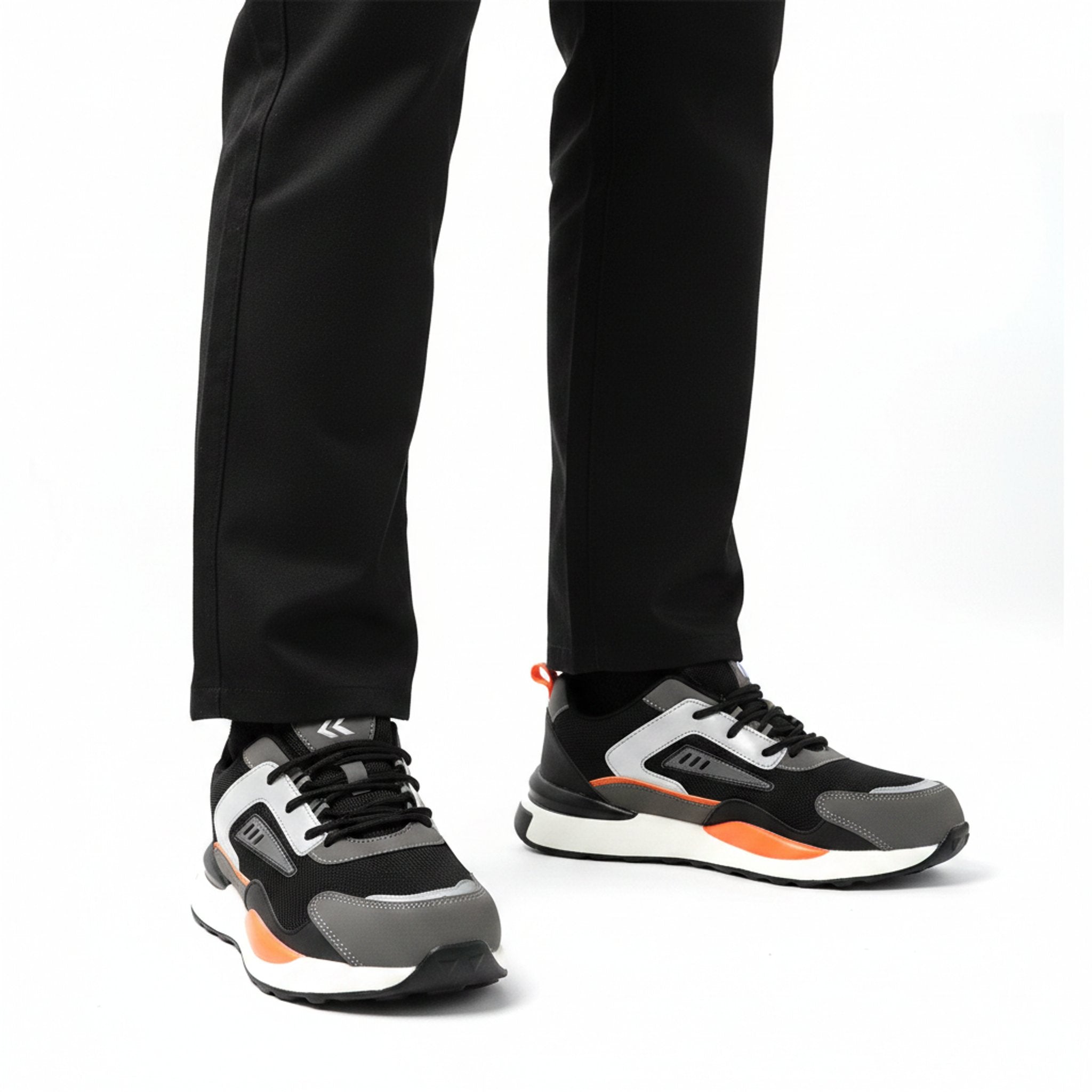 Henner Grunding - S3 Liechte Sicherheitsschuhe Sicherheitsschuhe S3 Unisex in Henner Grunding - S3 Liechte Sicherheitsschuhe – Frontalansicht im Studio